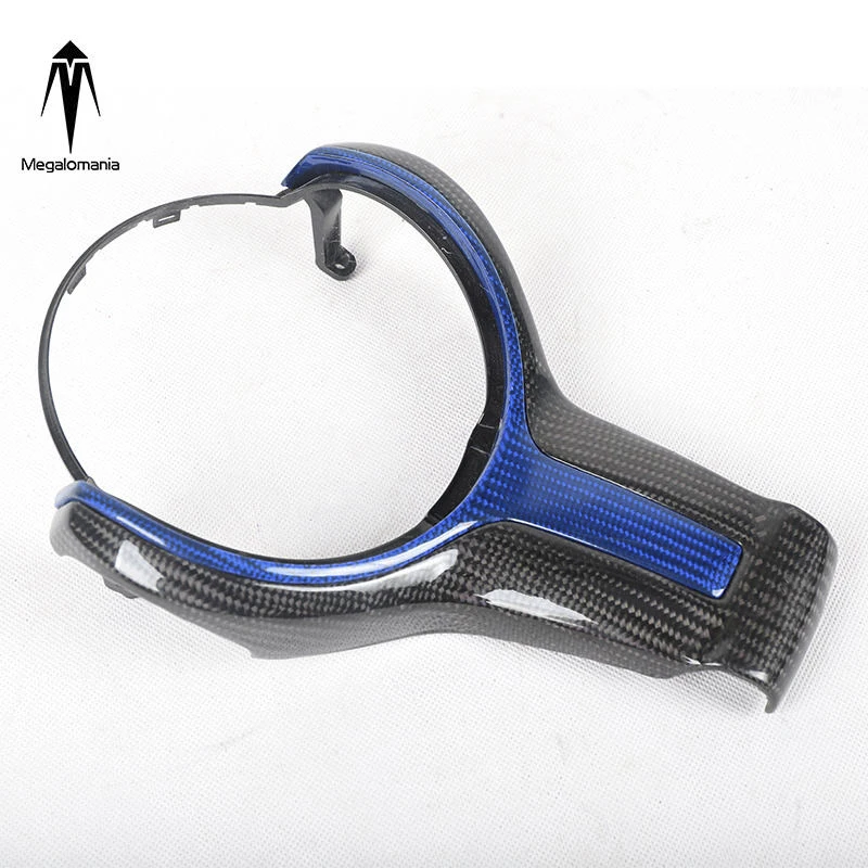 

Для M2 F87 M3 F80 M4 F82 M6 F06 F12 F13 X5M F85 X6M F86 Накладка на руль из углеродного волокна для украшения стайлинга автомобилей