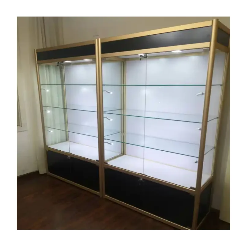 

custom.Commercial Display Furniture Jewelry Shop Display Show Glass Vitrine Cabinets Retail Store Display Showcase