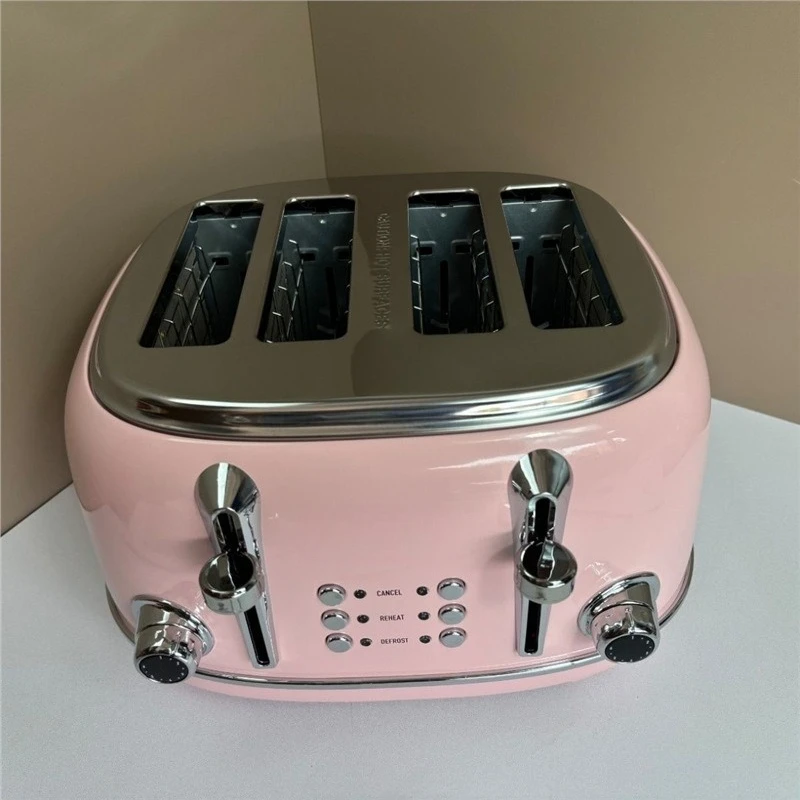 

Toast toaster, four-piece toaster, home barbecue, and breakfast maker