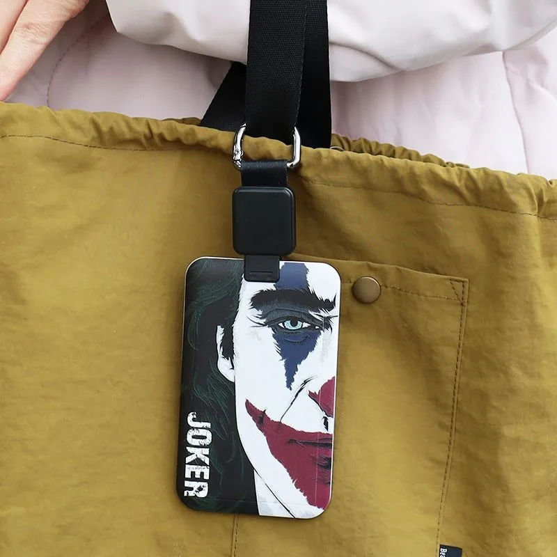 New BeastKingdom Suicide Squad Joker Personalized Creative ID Card Holder with Cartoon Anime Accessories for Student Meal Cards