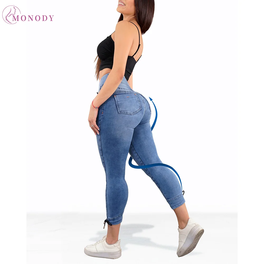 Fashion Butt Lifting Jeans High Waisted Butt Lift Denim Jeans for Women Stretchy Sharping Ass Slim Skinny Pants