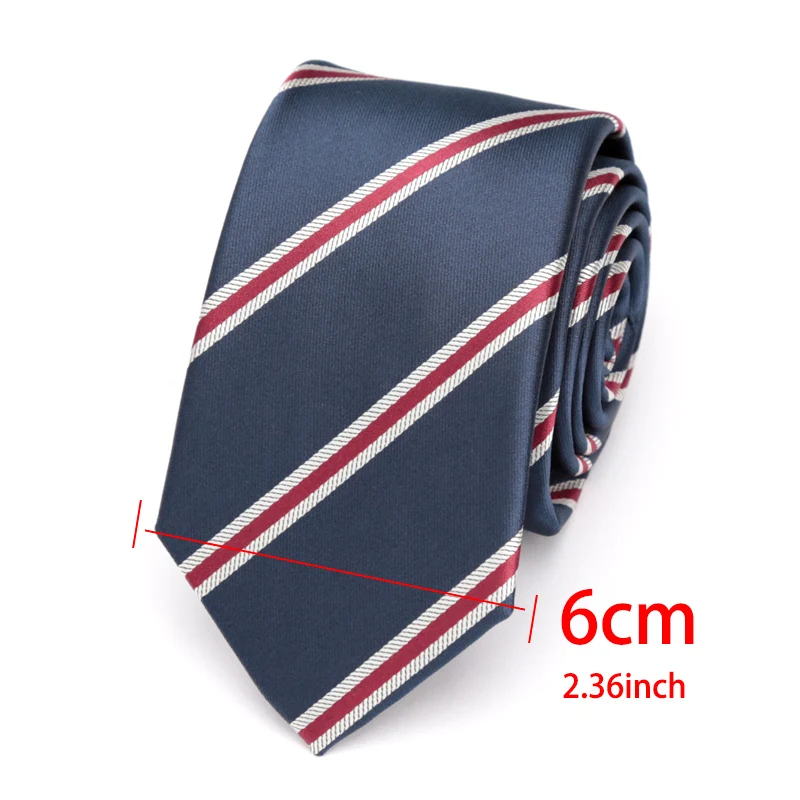 Men Business Jacquard Slim Tie British Classic Stripe Black Tie Casual Wedding Accessories Necktie Daily Wear Ties for Men Gifts
