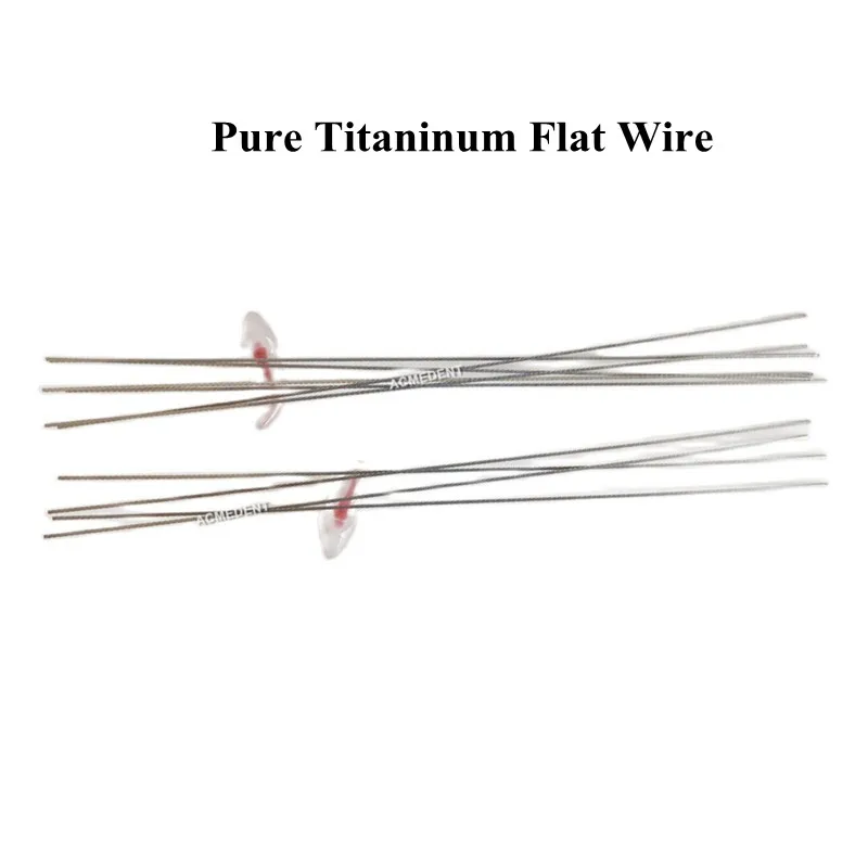 Dental Lingual Retainer Twist Wire Flat Pure Titaninum Flat Wire