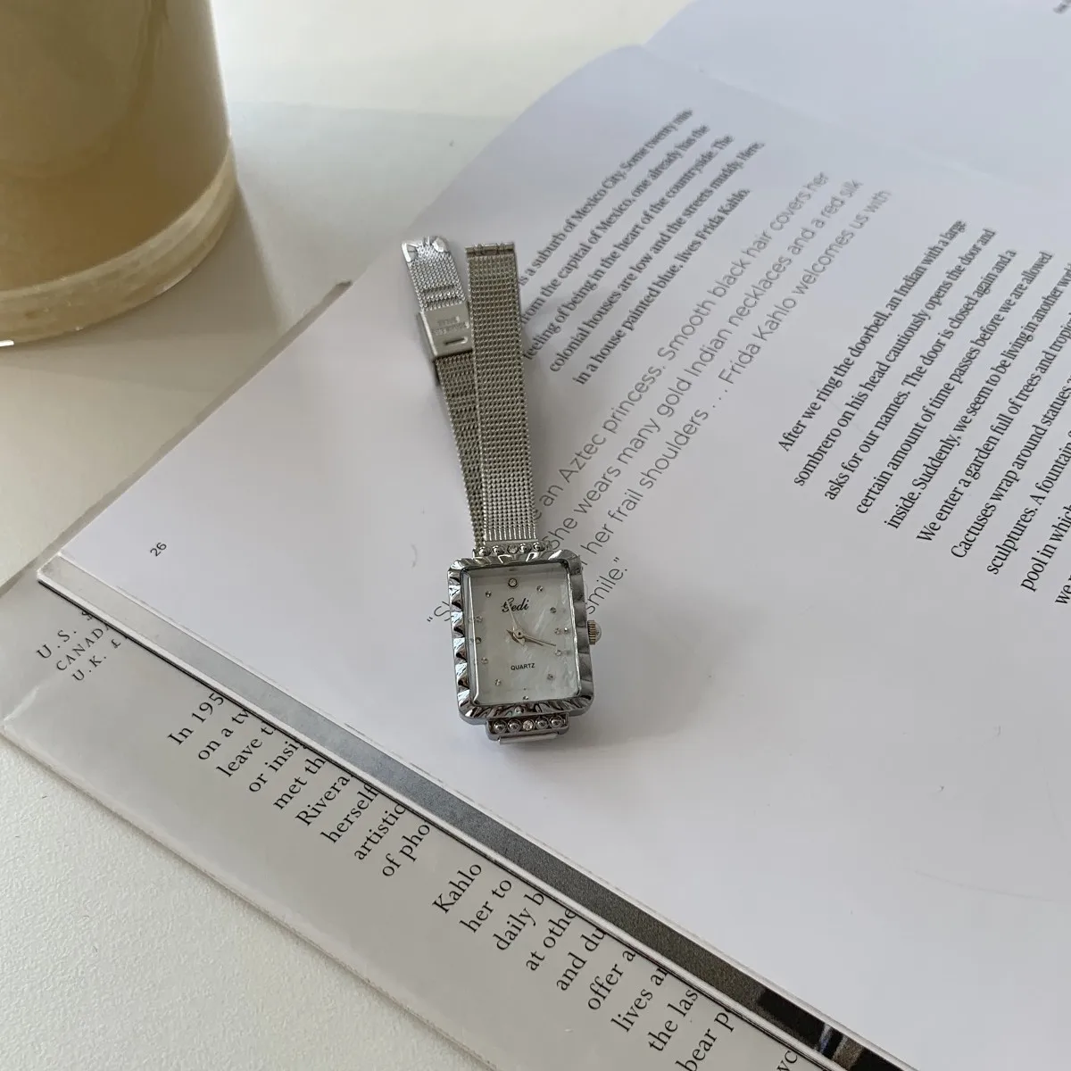 

Luxurious And Minimalist Design, Elegant Women'S/Student Watch With A Small Dial, High-Quality Timepiece, Unique Wristwatch.