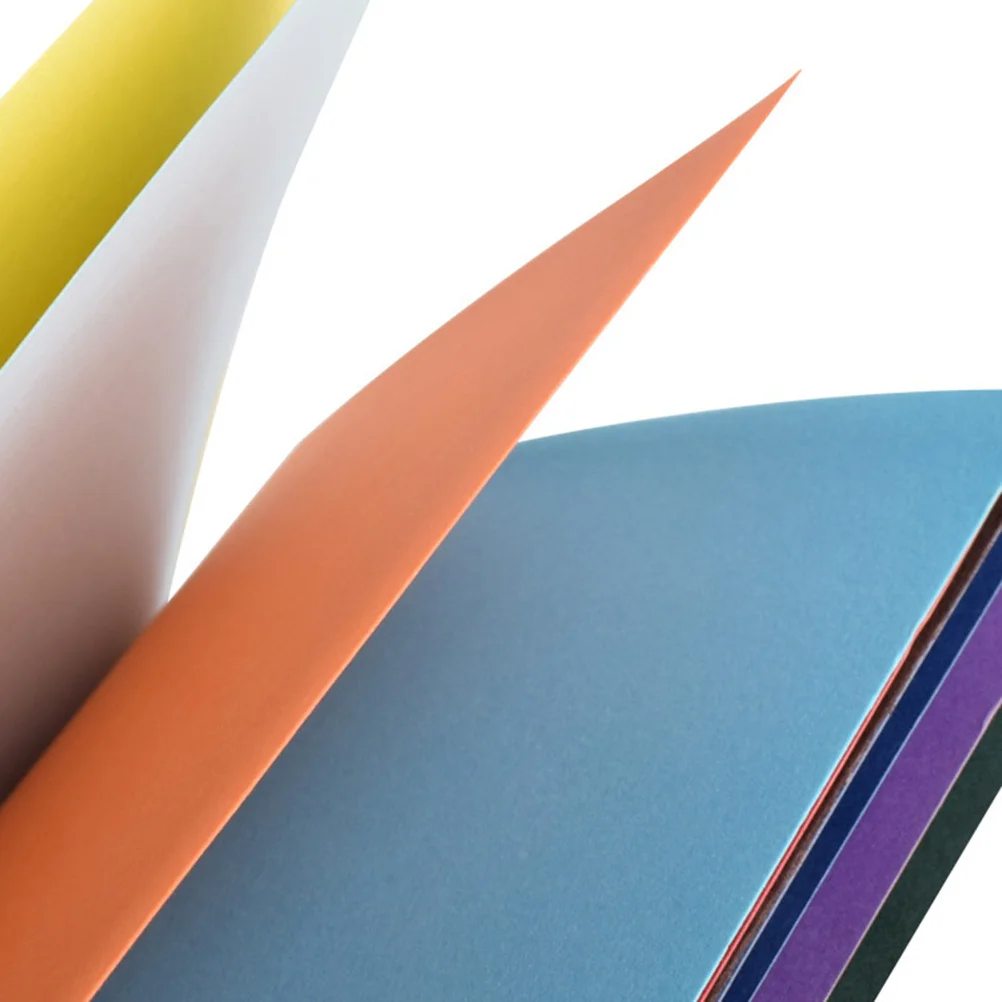 50 peças papelão colorido durável a4 10 cores diferentes papel grosso não é fácil quebrar papelão de presente artesanal para crianças