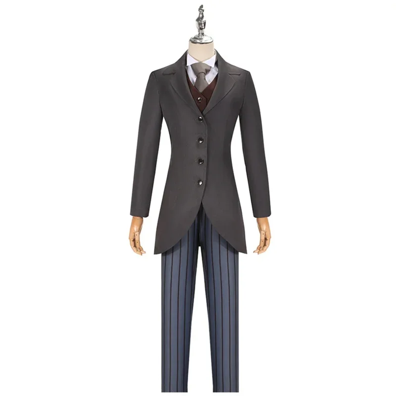 Anime Tim Burton  Bride Victor Van Dort Cosplay Costume Uniform Suits Jacket Pants Outfit Halloween Carnival Suit for Men MN11