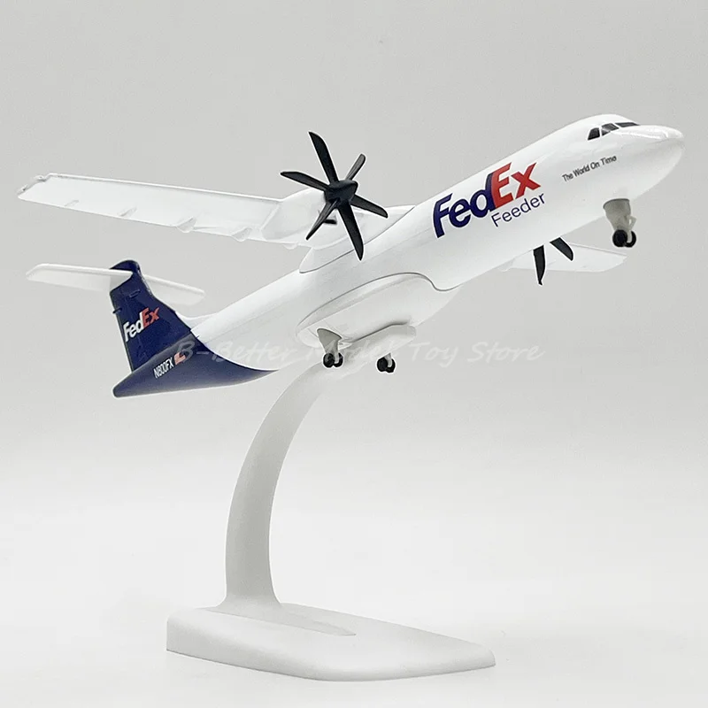 

1:140 литая под давлением металлическая модель самолета, игрушка ATR 72-600, транспортный самолет, миниатюрная копия самолета