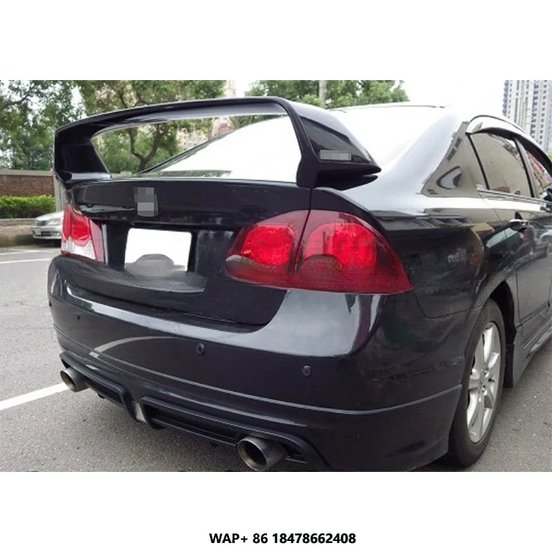 

For 8th Gen FD2 2006+ M Style Carbon Fiber Spoiler Rear Trunk Lip Tail Wing for Type R Si Add M Winglet
