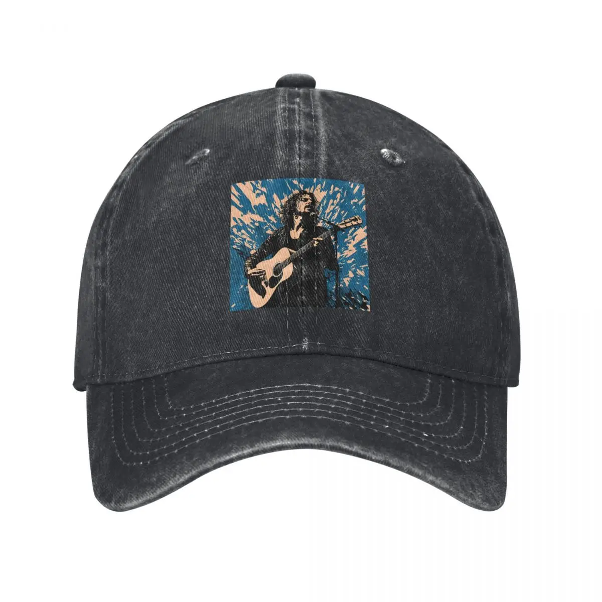 Kurt-Cobain Multicolor Hat Peaked Women's Cap Chris Tribute Personalized Visor Protection Hats tops fugees graphic gorras Hat