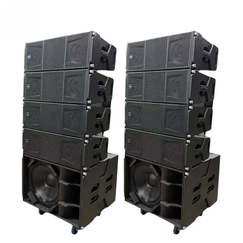 for PAT Dual 8 Inch Passive 4 plus 1/12 plus 4 Wire Array PA Audio Waterproof Portable 1400W Concert Stage Live Audio System