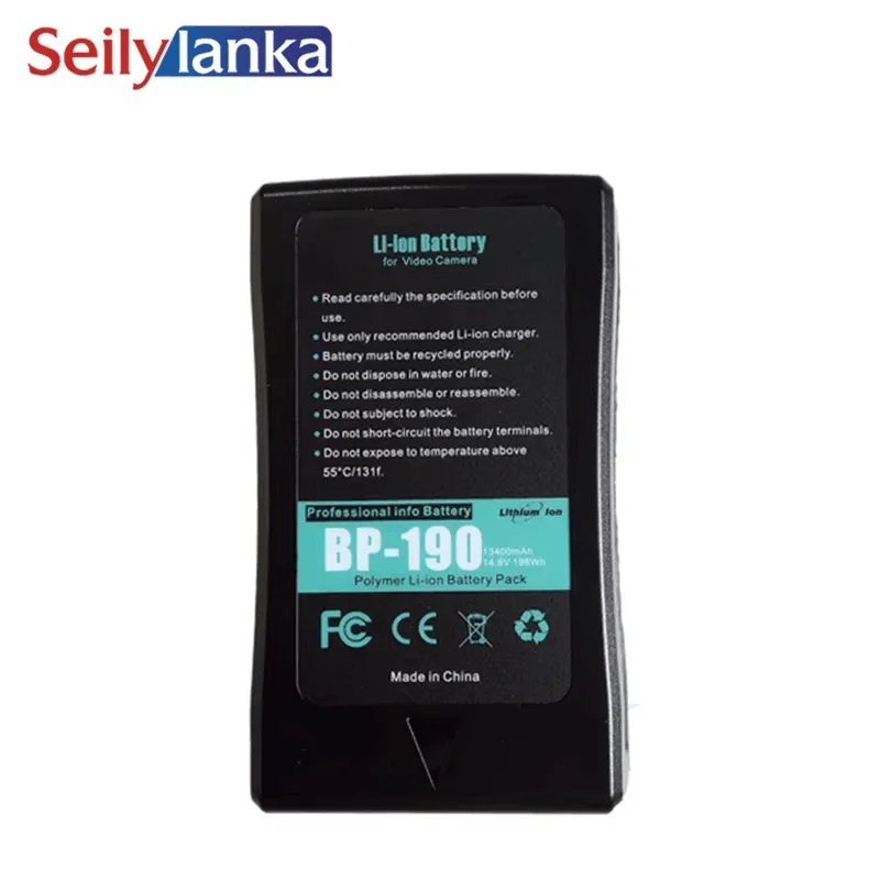 

13400 мАч для Sony BP-190 BP190 аккумулятор для цифровой камеры видеокамера HDW-800P PDW-850 DSR-250P DSR-600P DSR-650P