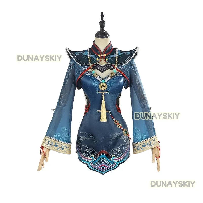 Naraka: Bladepoint Tessa Cosplay Costume Anime Tessa Little Sexy Dress Halloween Costumes Party Cheongsam