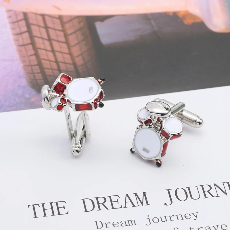 Zarter Schmuck Herren-Manschettenknöpfe, Emaille-Kristall, rund, für Hochzeit, Party, Manschettenknopf, französisches Hemd, Manschettenknöpfe, Geschenk für Freunde, 2023 – Detail 8