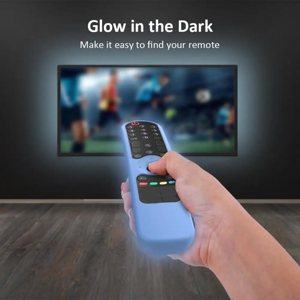 Luminous Remote Control Cover for LG AN MR21GC MR21N/21GA Waterproof Full with Strap TV Remote Control Holder