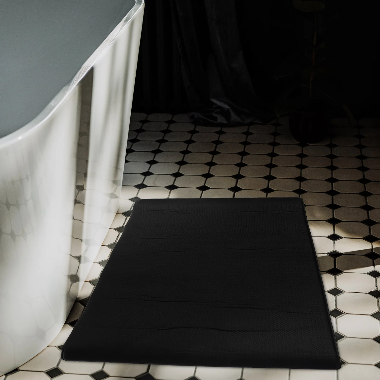 

Thickened Anti Slip Floor Mat Non Skid Kitchen Decorative Ground Pad Pu Rug Cushion Household Floor Mat Simple Doormat Safe