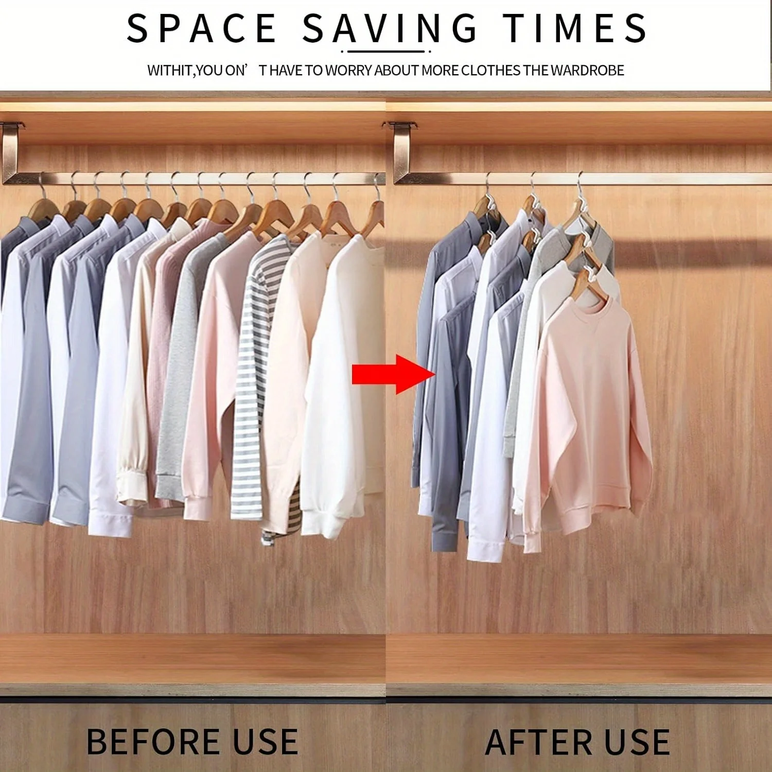

Cascading Hanger Hooks – Mini Closet Space Savers, Wardrobe Connectors for Coat & Clothing Storage
