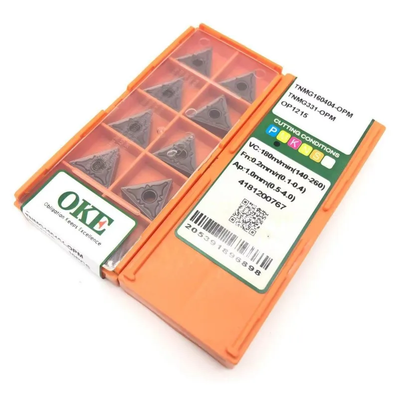 OKE Carbide Turning Inserts TNMG VNMG WNMG CNMG CCMT TCMT for CNC Milling and Lathe Machining