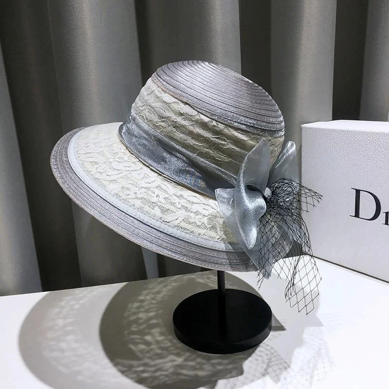 Fashionable Mesh Fisherman's Hat: A Retro, Elegant, Openwork, Breathable Sun Hat