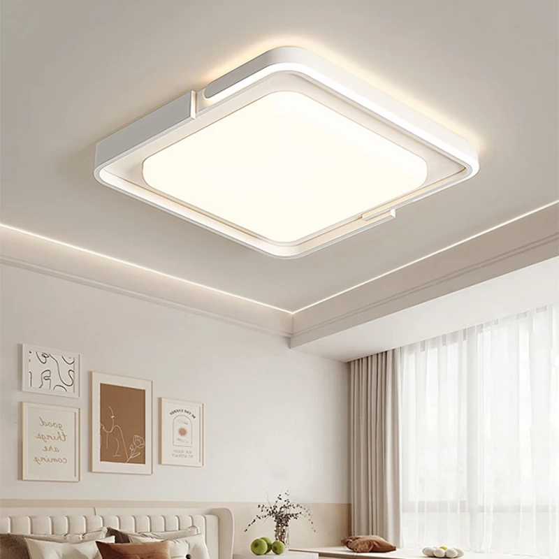 Living Room Lamp Bedroom Cream Cloud Ceiling Lights Modern Minimalist Children's Study Smart Whole-house Lighting Package