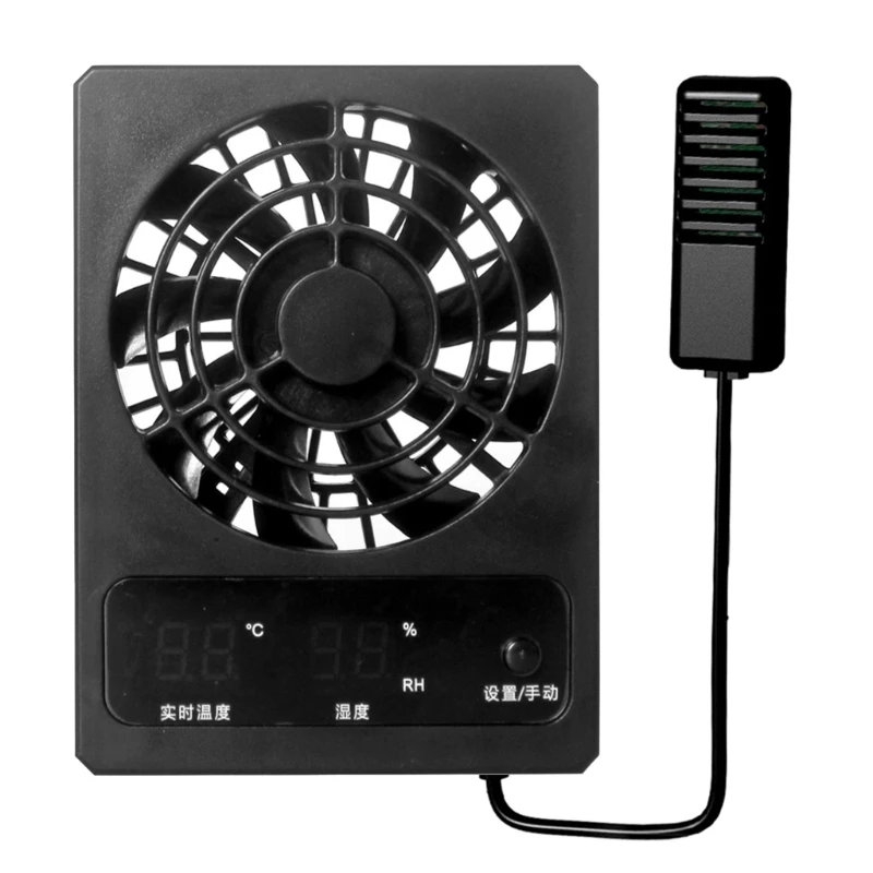 Low Noise Terrariums Cooling Fan for Home Terrariums Reduce Heat Humidity Quiet Reptiles Air Coolers Terrariums Accessories