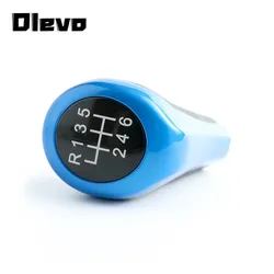 Blue Gear Shift Knob for BMW 1 3 5 6 Series E90 E91 E92 E46 E53 E81 E82 E83 E87 E60 E61 E63 E65 X1 X3 X5 Pen POMO Head Ball Arm
