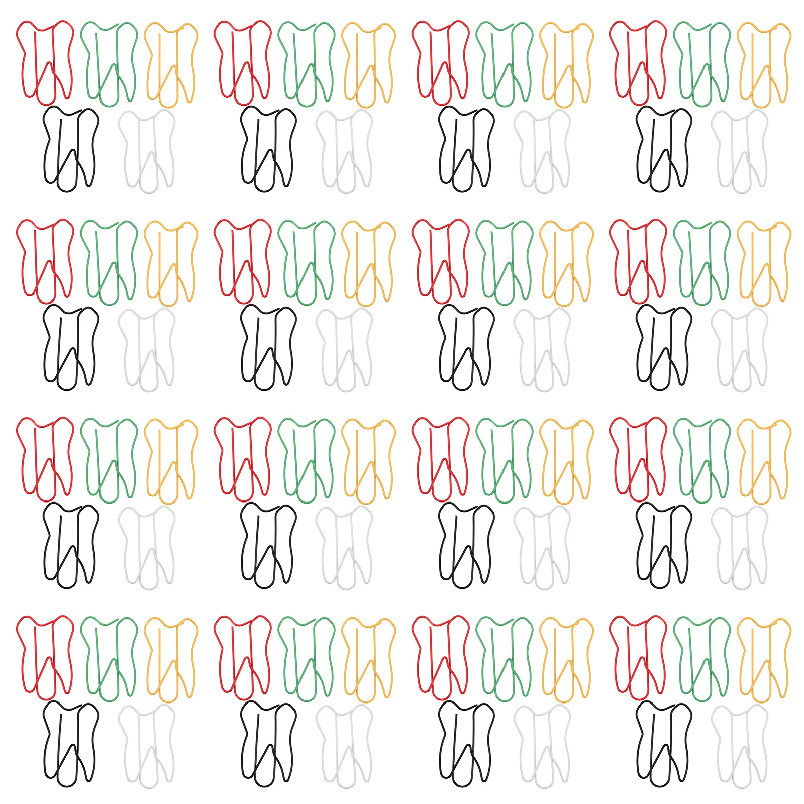 

100 Pcs Colored Paper Clips Colorful Document Organizing Assorted School Small Cute Mini Office