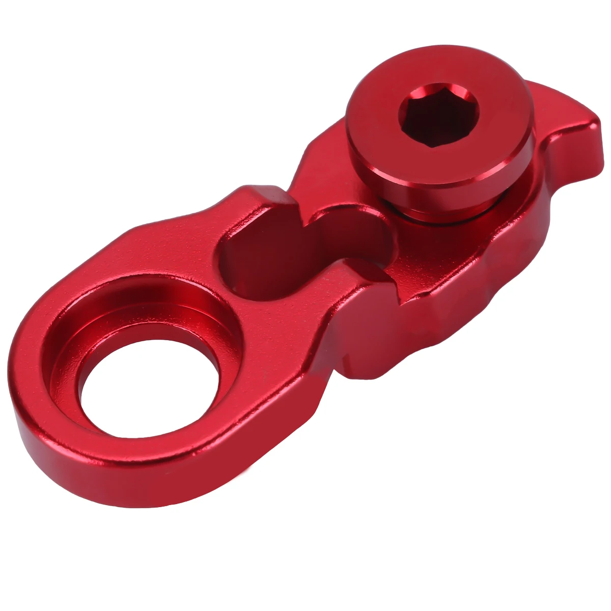 

1 set 1 Set Bike Rear Derailleur Hanger Extender With Screw Fit 34-52T Flywheel Aluminum Alloy For Mountain Road Cycling Red