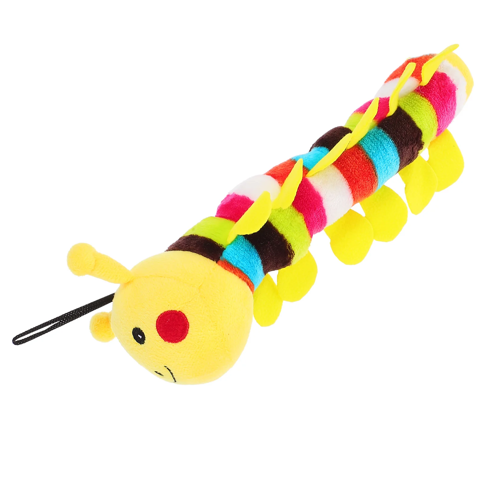 Dog Squeaky Toy Pet Chew Giant Stuffed Animal Caterpillar Sound Toys for Small Dogs