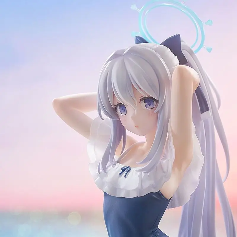 Figura Coleccionable de PVC de Tsukiyuki Miyako en Traje de Baño de Blue Archive, Decoración de Escritorio, Modelo de Personaje de Videojuego para Otakus