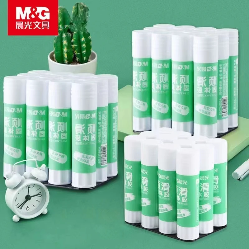 

M&G Stationery Solid Glue Sticks PVA Material Long Lasting Smooth for Handmade Models Art Student Office Supplies 9/15/21/36g