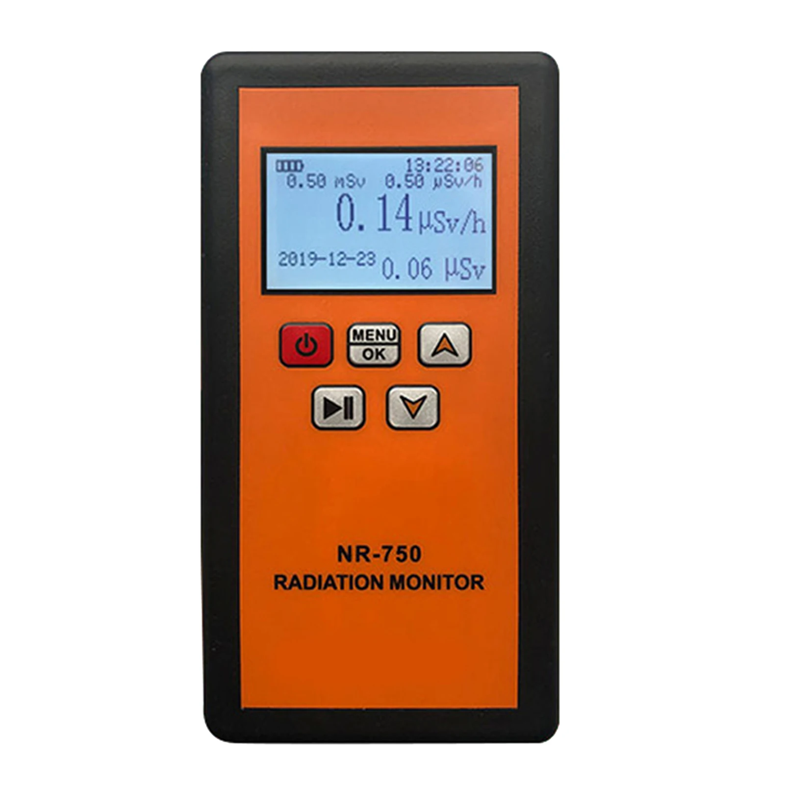 NR-950 Detector de radiación Nuclear portátil de mano pantalla LCD probador radiactivo doméstico contador Geiger detección de rayos X β Y