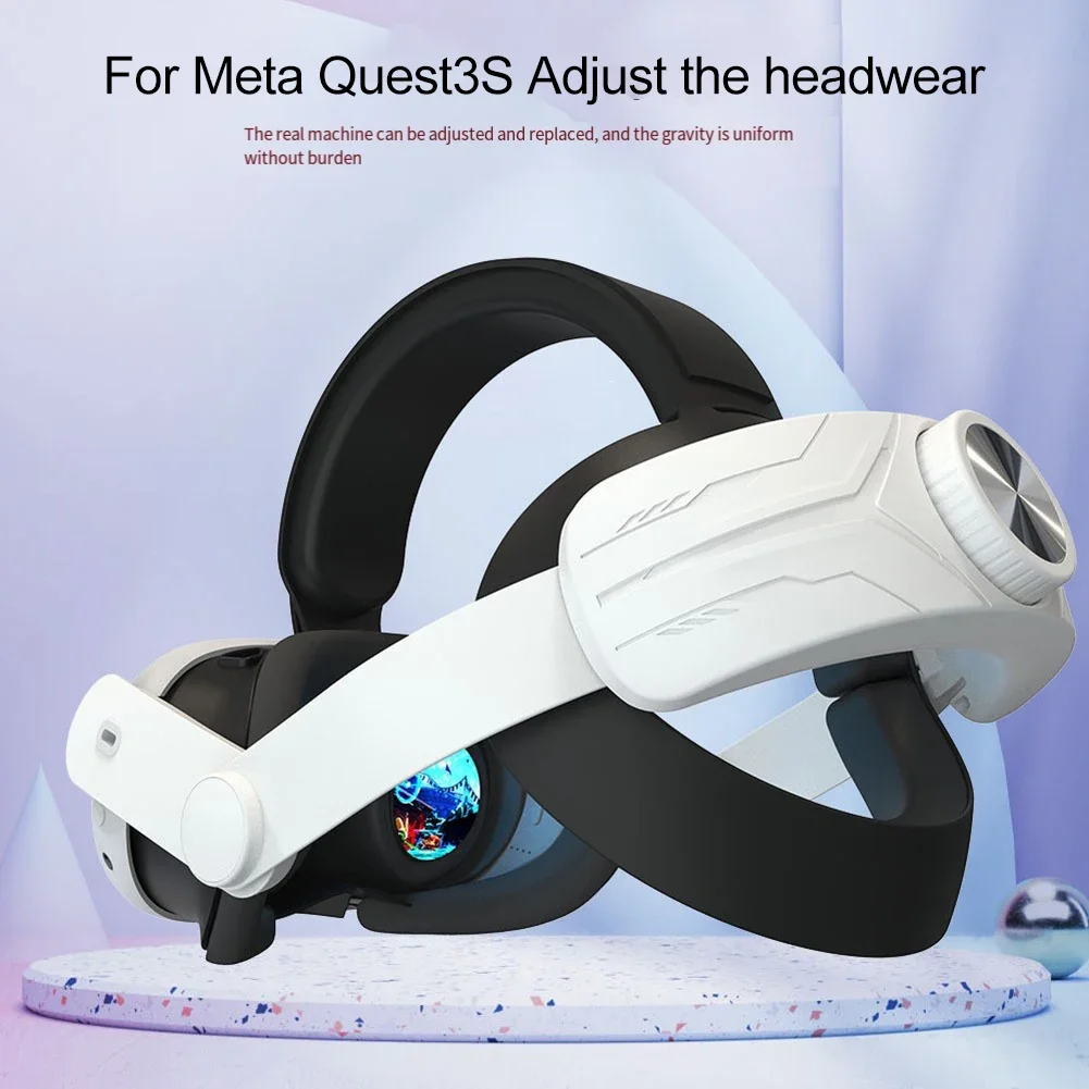 

For Meta For Quest3S VR Experience With Upgraded VR Adjustment Headband Head Strap Headwear VR Accessories