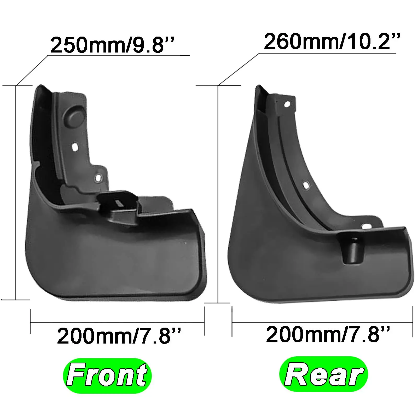 4pcs Mud Flaps For Great Wall Haval Jolion 2021 Auto Front Rear Mudguards Fender Liner Mudflaps Wheel Protector Car Accessories