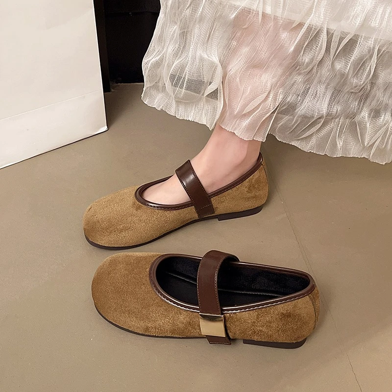 레트로 얕은 굽 메리 제인 단화 여성 2026 봄 여름 신상 프렌치 스타일