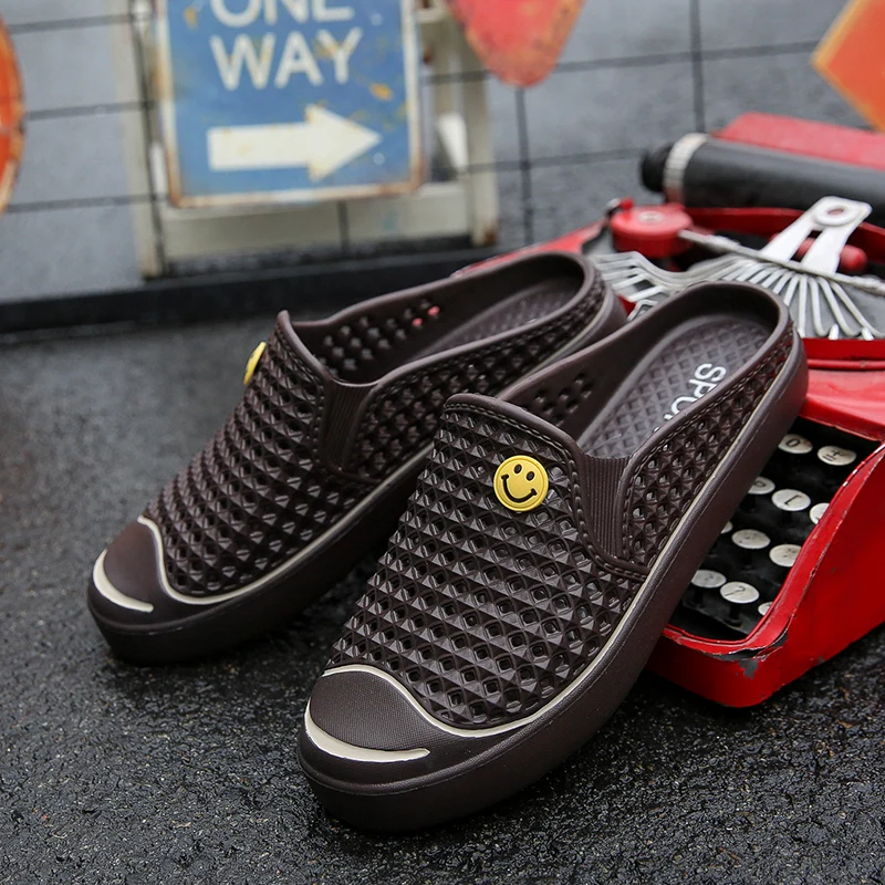 

Мужские сабо из ЭВА, размер 45, очень широкие удобные летние туфли с отверстиями для воздушного потока для больших ног (EU45/US11)