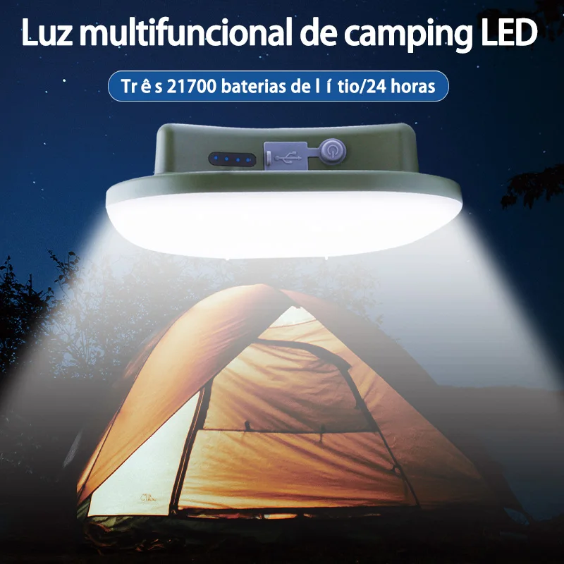 moslighting-充電式ledキャンプライト強力なライト、マグネットズーム、ポータブルトーチ、テントライト、緊急作業メンテナンス、13500mah、80w