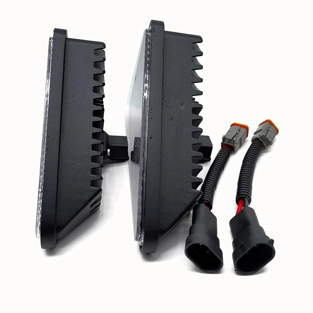 LED Headlight Kit for Bobcat S175 S185 S205 S220 S250 S300 S330 Skid Steer Loaders with Scratch Resistant Lens