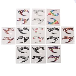Halloween Makeup Eye Temporary Tattoo Facial Face Transfer Sticker Beauty Supply