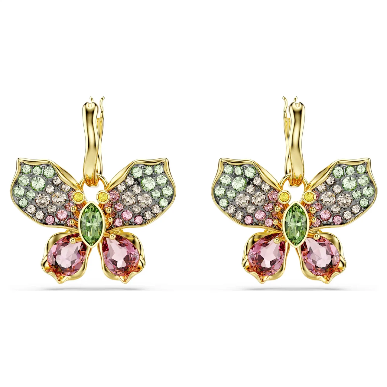 

Серьги-подвески с кристаллами в форме бабочки - Игривый и смелый аксессуар