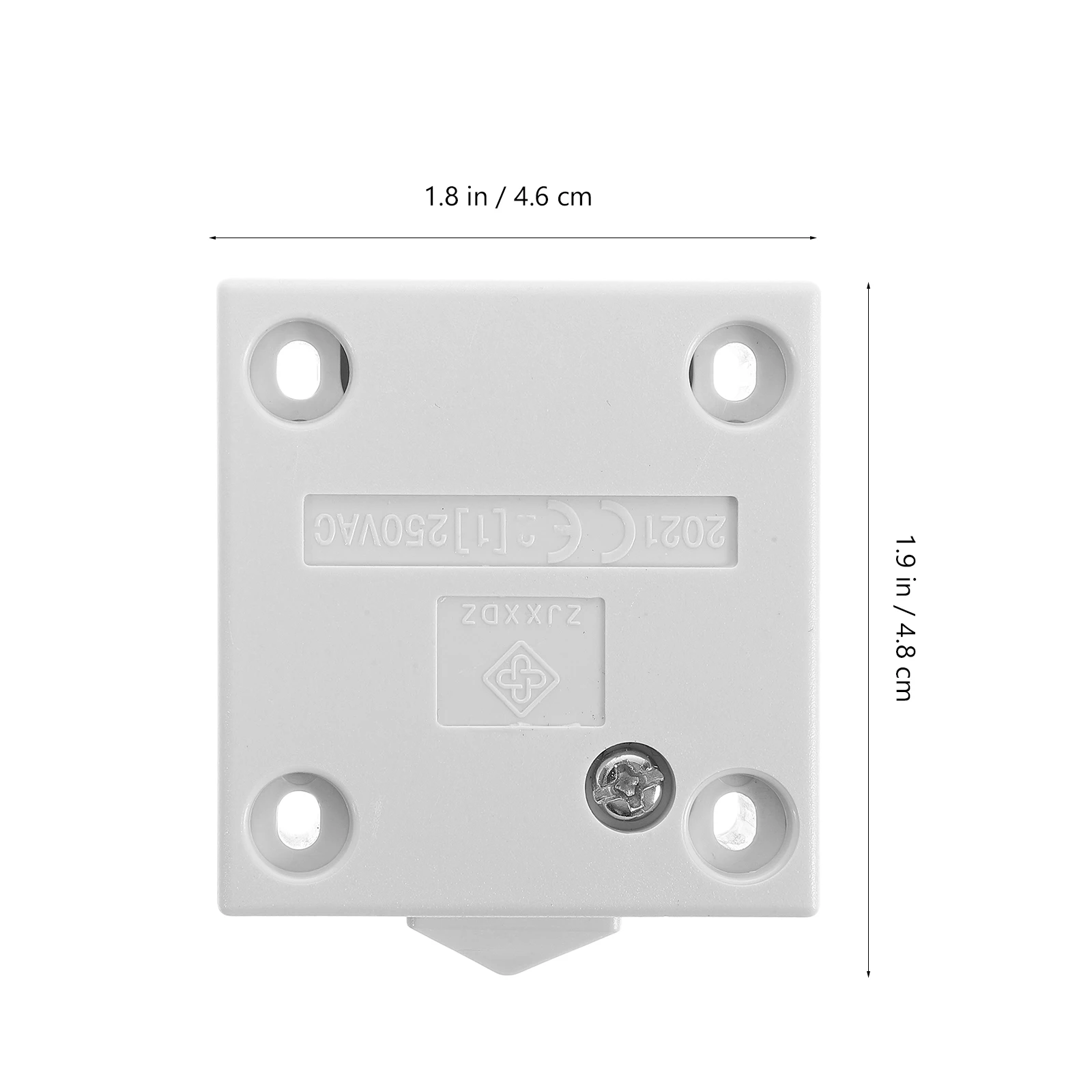 

Auto Reset Door Wardrobe Light Cabinet On Off Switch Wear-Resistant Flame Retardant Durable Easy Install Closet Cabinet Pantry