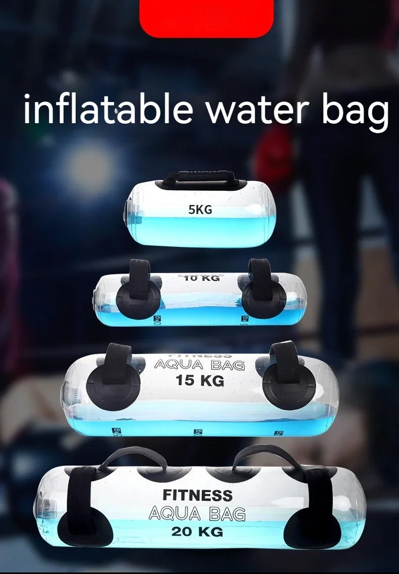 Fitness Aqua Bag Wasser Power Taschen Workout Sandsack Wasser Home Gym Gewichtheben Core Training Bodybuilding Crossfit Übung Werkzeug – Detail 2