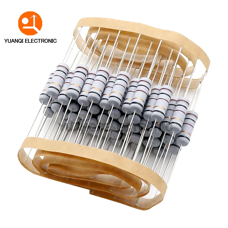 10PCS 3W 5% Wire Wound Resistor Fuse Winding Resistance 0.1R 0.15R 0.22R 0.33R 0.47R 0.5R 1R 2.2R 4.7R 6.8R 10R 22R 100R ohm