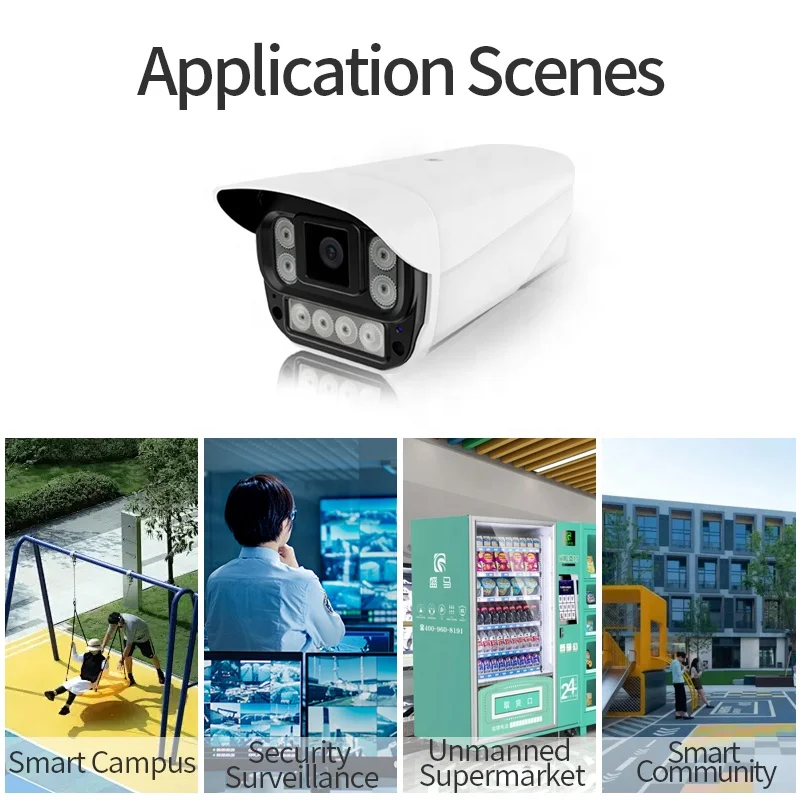 10 أقمار المدمج في الحوسبة قوة التعرف على الوجه خوارزمية التحليل الذكي Ai CCTV شبكة IP كاميرا #2