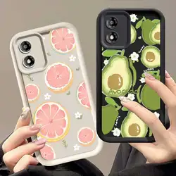 E13 Summer Fruits Eye Ladder Phone Case For Motorola Moto E13 Cover