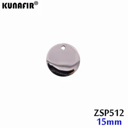 Laser logo 15mm 20mm bigger stainless steel tags labels jewelry tab parts accessories ZSP512 ZSP513