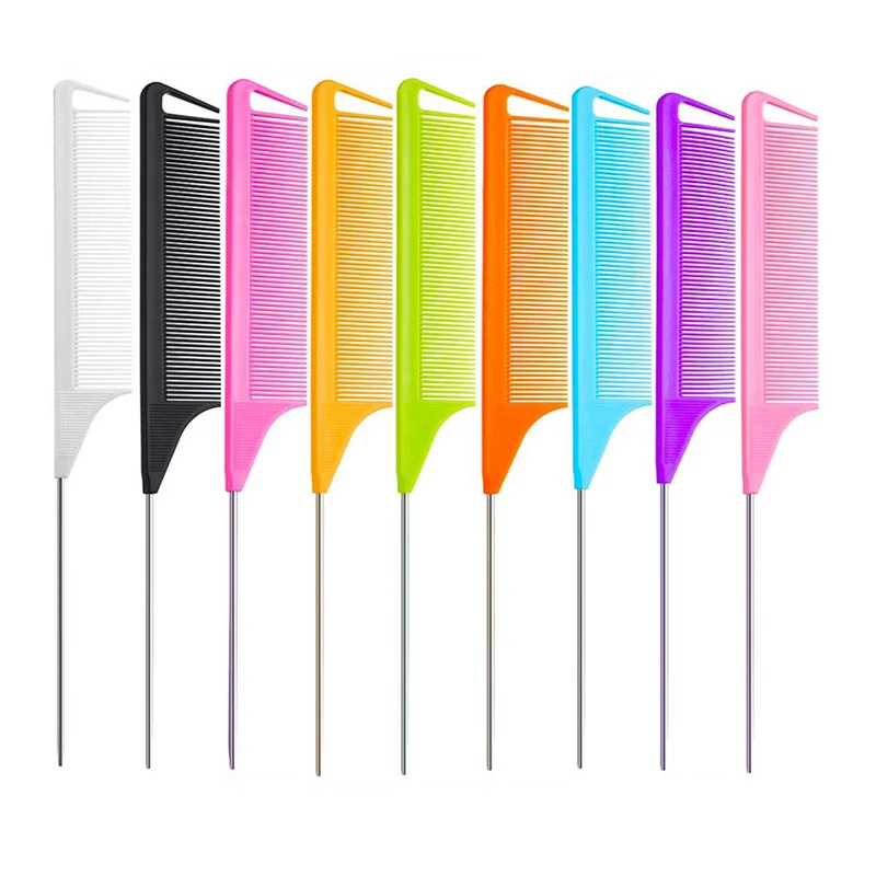 

Pointed Tail Steel Needle Hair Coloring Hair Styling Comb Partition Pointed Tail Comb