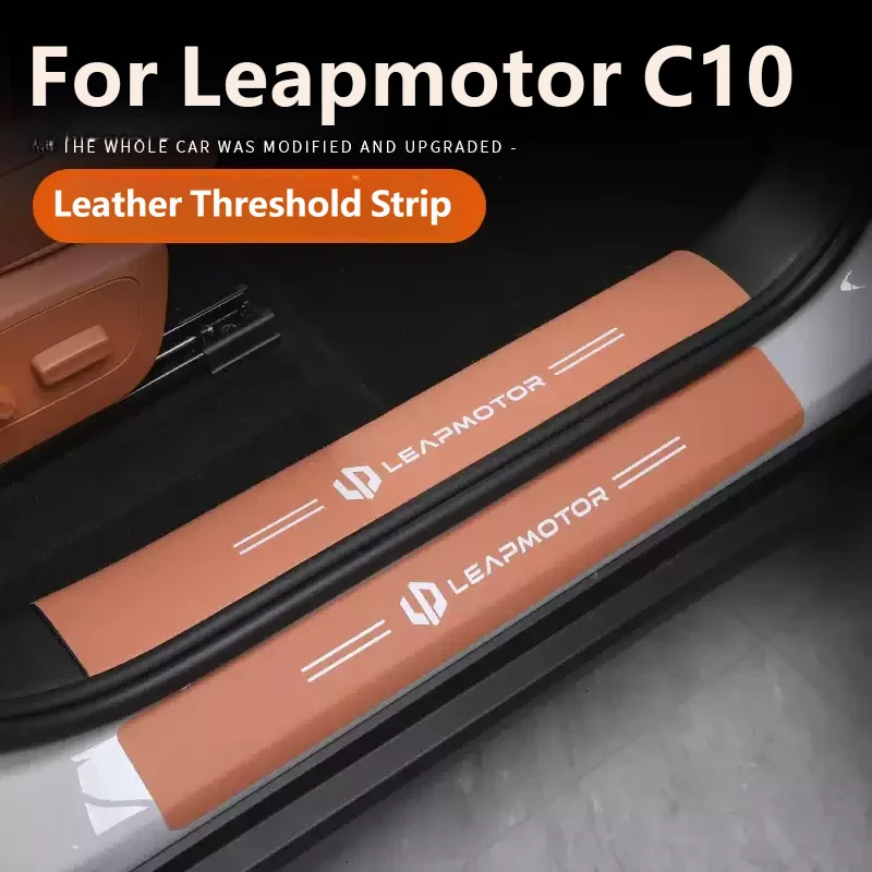 para-leapmotor-c10-2024-2027-tira-de-umbral-de-cuero-para-coche-pedal-de-bienvenida-almohadilla-antipatadas-adhesivo-interior-modificacion