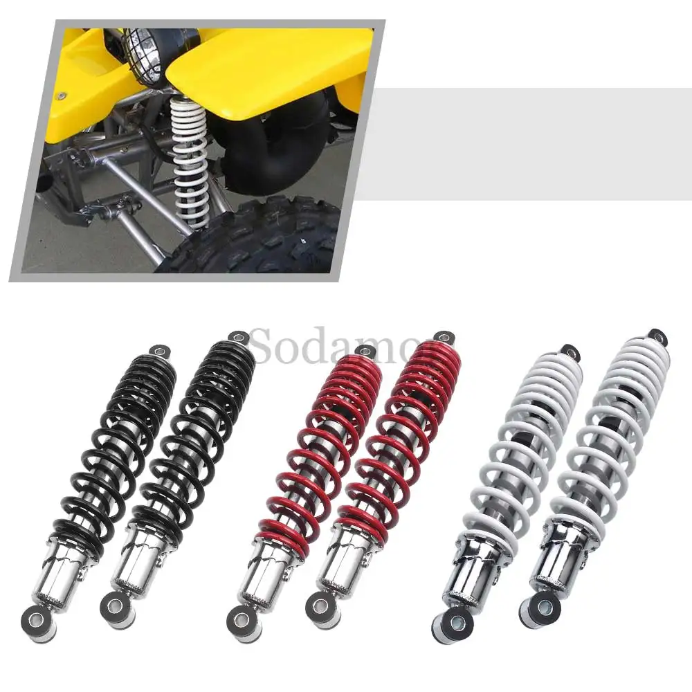Amortiguador de suspensión delantera ATV de 370mm, amortiguador de aire ajustable para Yamaha Banshee 350 YFZ350 YFZ350SE/SP/LE 1987-2006