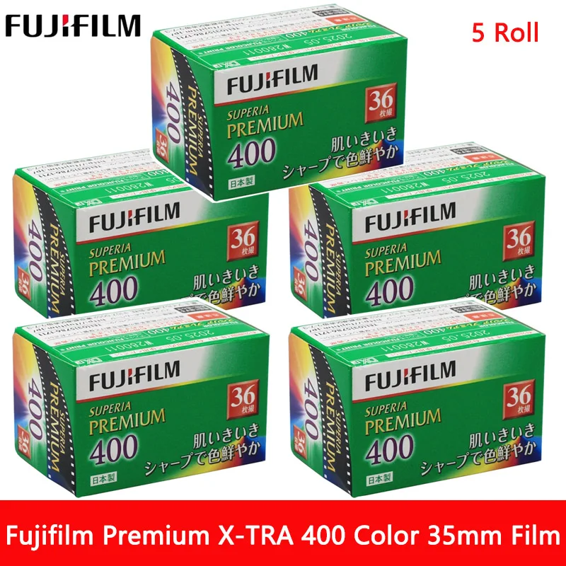 

1/2/3/5 Roll Fujifilm Superia Premium X-TRA 400 Color 35mm Film 27 Exposure For 135 Kodak M35/F9 Format Camera Expiry Date:2026