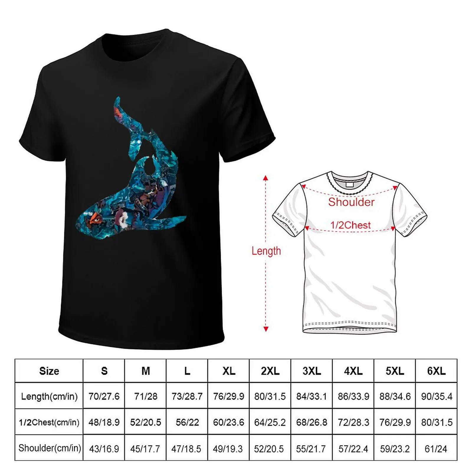 The Question Shark T-Shirt Trendy Pattern T-Shirt for Men